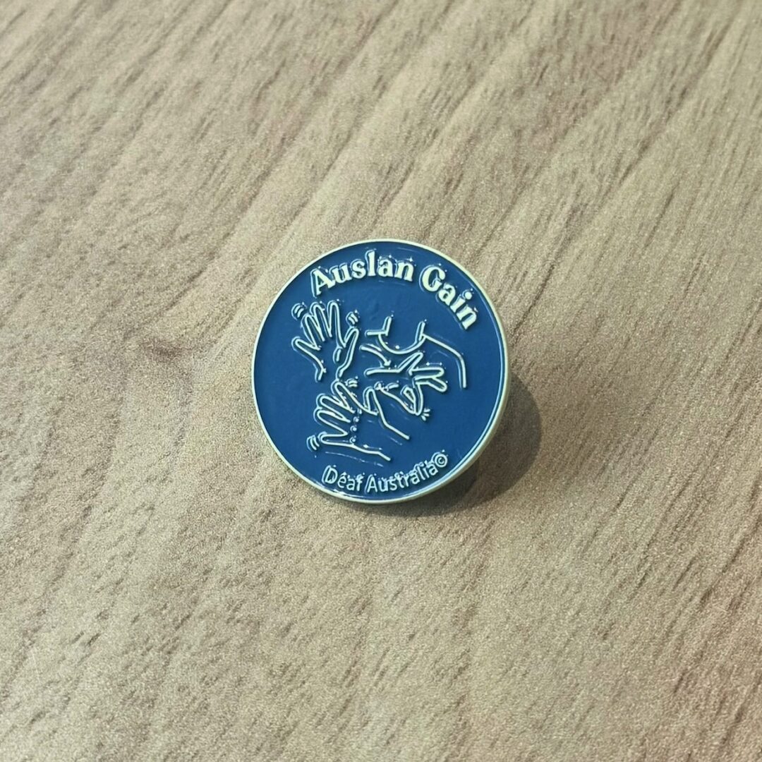 Auslan Gain Pin